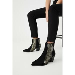 Christian Louboutin My Guitar Donna 65 Leather Bootie Black Ankle Boots